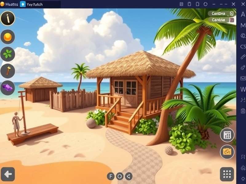 Beach Cottage Topaz Grande building and customization interface